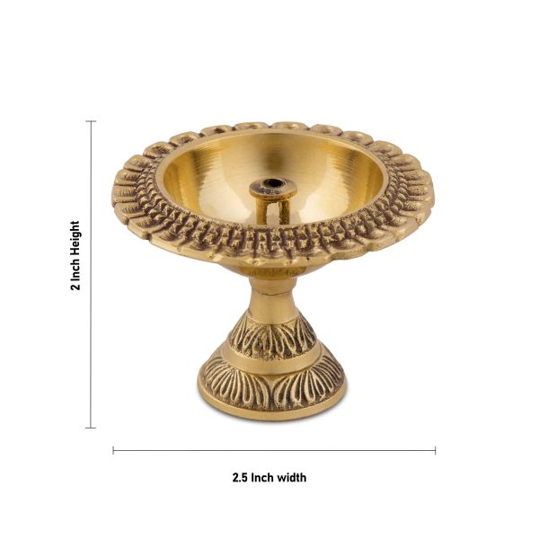 Kubera Deepam - 2 X 2.5 Inches | Lakshmi Kubera Vilakku  Brass Laxmi Kubera Deepam  Kuber Diya for Pooja Online Hot Sale