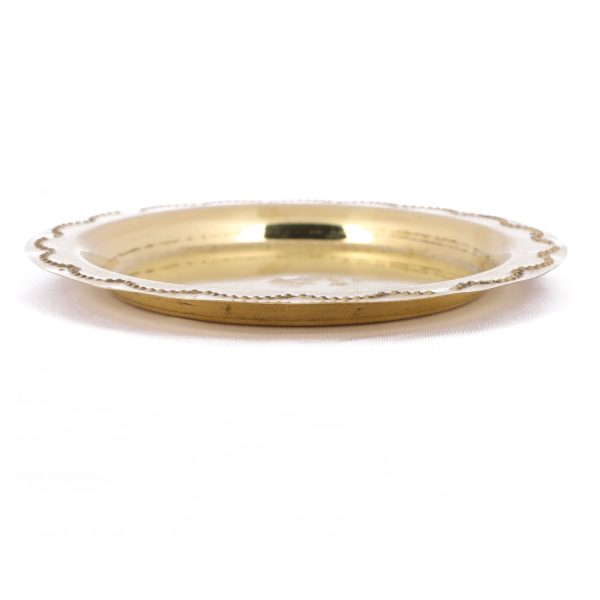 Brass Plate - 6 Inches | Pooja Thali  Thali Plate for Home  50 Gms Approx Discount