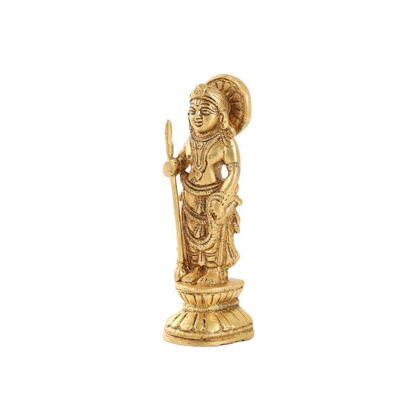 Udupi Krishna Murti - 4.5 Inches | Brass Idol  Antique Finish Krishnar Statue for Pooja  280 Gms Approx Online