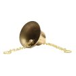 Brass Bell - 4 Inches | Brass Bell Hanging  Pooja Hanging Bell with Chain  Hanging Bells for Mandir Discount