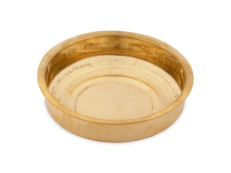 Brass Bowl - 8 Inches | Tharpana Chatti  Tarpana Chatti for Rituals  350 Gms Approx Discount