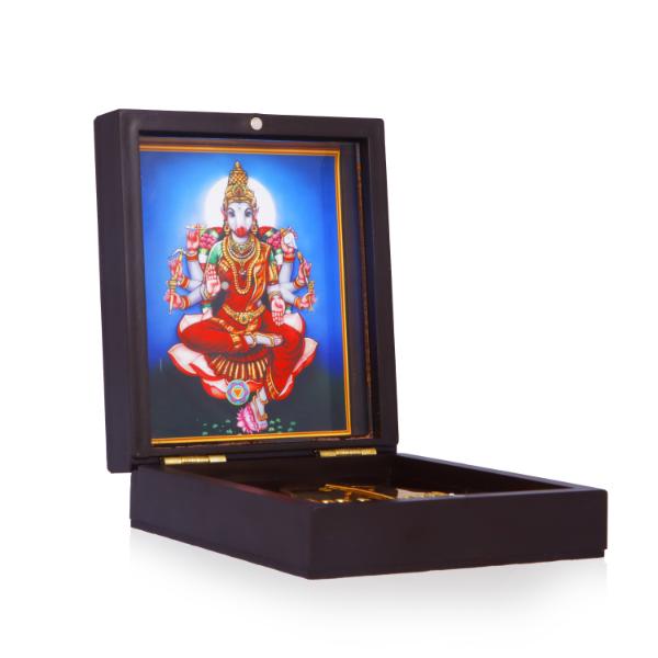 Varahi Amman with Sri Padham Box | Pooja Box  Paduka Box  Paduka Charan Box for Pooja Fashion