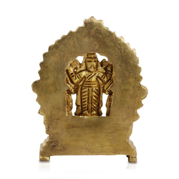 Ram Darbar Murti - 3 Inches | Brass Idol  Antique Finish Ram Darbar Statue for Pooja  160 Gms Approx Online Hot Sale