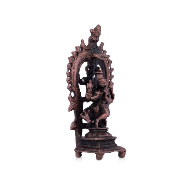 krishnan statue With Arch - 3 x 1.5 Inches | Copper Idol  Venugopal Idol for Pooja  70 Gms Approx Sale