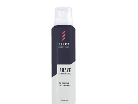 Black Solutions Shave Foaming Oil 4oz For Sale