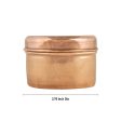 Pooja Box - 2 x 2.75 Inches | Copper Box  Storage Box for Home  68 Gms Approx Online Sale