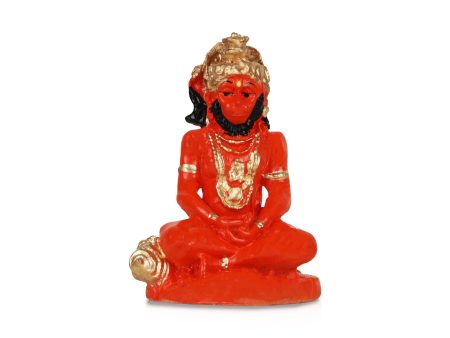 Anjaneya Statue - 4.5 Inches | Marble Hanuman Statue  Hanuman Murti for Home Decor Fashion