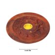 Agarbatti Stand - 1 x 4 Inches | Wooden Incense Holder  Sambrani Holder for Pooja For Sale