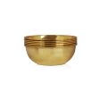 Brass Cup - 1 x 3 Inches | 6 Pcs  Pooja Cup  Bowl  Brass Kinnam for Home  135 Gms Approx For Discount