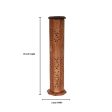 Agarbatti Stand - 12 x 3 Inches | Tower Shape Wooden Incense Holder  Dhoop Holder for Pooja Fashion