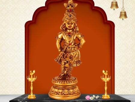 Krishnan Statue - 7 x 3 Inches | Gold Polish Krishnan Vigraham  Lord Krishna Idol at Home Cheap