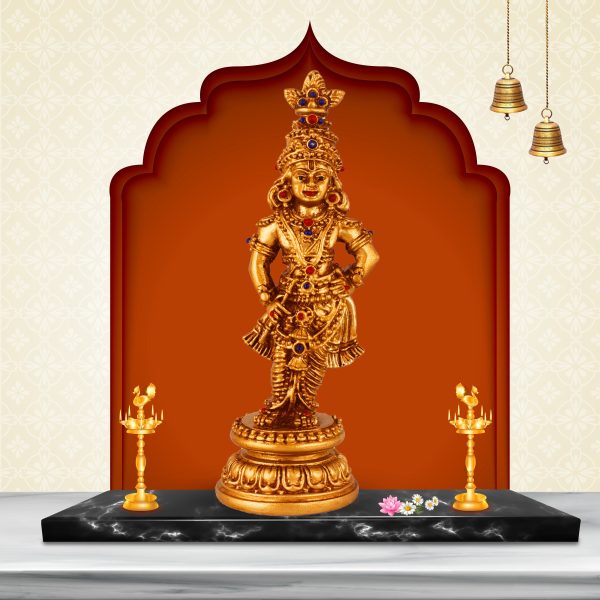 Krishnan Statue - 7 x 3 Inches | Gold Polish Krishnan Vigraham  Lord Krishna Idol at Home Cheap