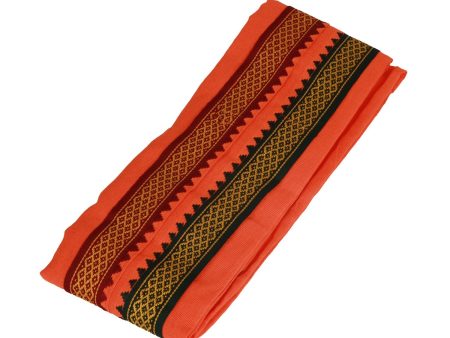 Angavastra - 1.80 Mtrs | Towel  Thalapathi Mayilkan Border Thundu  Orange Colour  Kasavu Shawl for Men Fashion