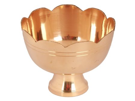 Brass Cup - 2.5 Inches | Pooja Cup  Lotus Shape Bowl  Brass Kinnam for Home  100 Gms Approx Cheap