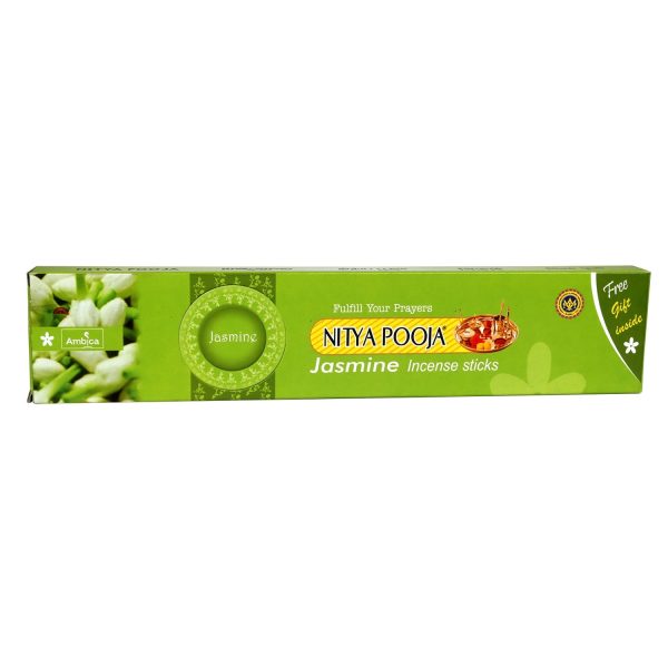 Ambica_Nitya_Pooja_Jasmine_Incense_100_Gms Cheap