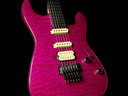 Charvel Custom Shop San Dimas SD1 HSS Electric Guitar Transparent Purple Discount