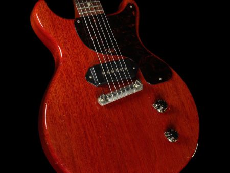 Used 1959 Gibson Les Paul Junior Doublecut Electric Guitar Cherry Red For Discount