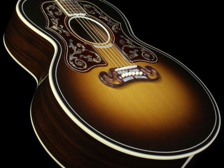 Used 2015 Gibson Montana Bob Dylan SJ-200 Autographed VIP Collector s Edition Acoustic Guitar Vintage Sunburst For Discount