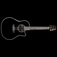 Ovation Custom Legend Super Shallow Acoustic Black Hot on Sale