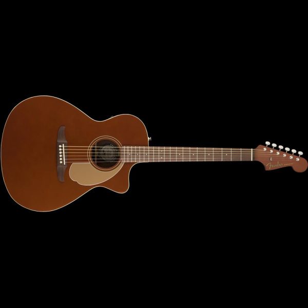 Fender California Series Newporter Player Acoustic Rustic Copper Fashion