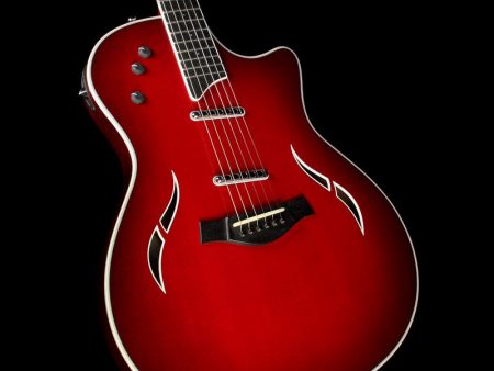 Used Taylor T5 Standard Acoustic Guitar Trans Red Online now