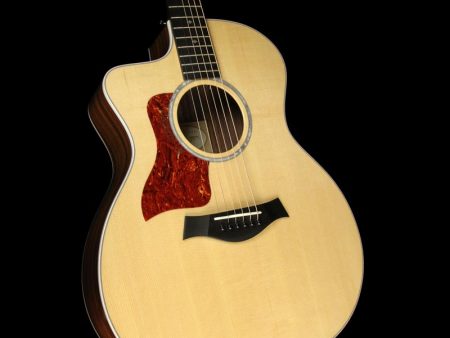 Used Taylor 214ce DLX LH Grand Auditorium Acoustic Guitar Natural Hot on Sale