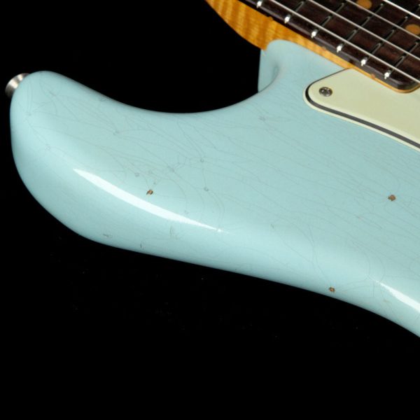 Fender Custom Shop Vintage Custom 1959 Stratocaster Journeyman Relic Aged Daphne Blue 2018 NAMM LTD on Sale