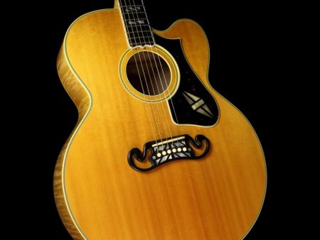 Used 2002 Gibson Custom Shop Super 200 Acoustic Guitar Natural For Discount