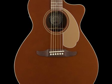 Fender California Series Newporter Player Acoustic Rustic Copper Fashion